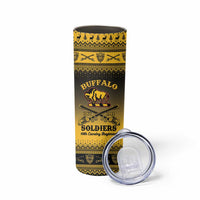 Buffalo Soldiers Christmas Skinny Tumbler 10th Cavalry Regiment - Wonder Print Shop