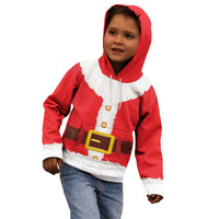 Santa Claus Costume Kid Hoodie Christmas Holiday Cosplay - Wonder Print Shop
