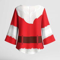 Santa Claus Costume Kimono Sleeve Blouse Christmas Holiday Cosplay - Wonder Print Shop