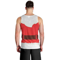 Santa Claus Costume Men Tank Top Christmas Holiday Cosplay - Wonder Print Shop