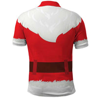 Santa Claus Costume Polo Shirt Christmas Holiday Cosplay - Wonder Print Shop