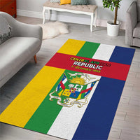 Central African Republic Area Rug Happy Republic Day - Wonder Print Shop