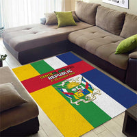 Central African Republic Area Rug Happy Republic Day - Wonder Print Shop