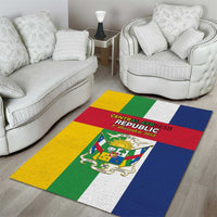 Central African Republic Area Rug Happy Republic Day - Wonder Print Shop