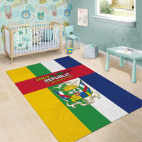 Central African Republic Area Rug Happy Republic Day - Wonder Print Shop