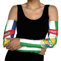 Personalized Central African Republic Arm Sleeves Happy Republic Day - Wonder Print Shop