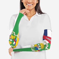 Personalized Central African Republic Arm Sleeves Happy Republic Day - Wonder Print Shop