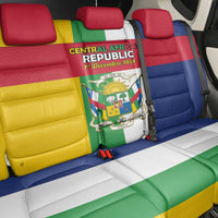 Central African Republic Back Car Seat Cover Happy Republic Day - Wonder Print Shop