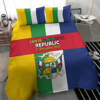 Central African Republic Bedding Set Happy Republic Day - Wonder Print Shop