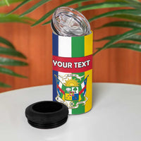 Personalized Central African Republic 4 in 1 Can Cooler Tumbler Happy Republic Day - Wonder Print Shop