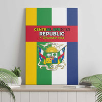 Central African Republic Canvas Wall Art Happy Republic Day - Wonder Print Shop