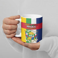 Personalized Central African Republic Ceramic Mug Happy Republic Day - Wonder Print Shop