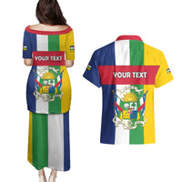 Personalized Central African Republic Couples Matching Puletasi and Hawaiian Shirt Happy Republic Day - Wonder Print Shop