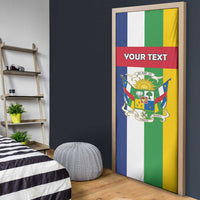 Personalized Central African Republic Door Cover Happy Republic Day - Wonder Print Shop