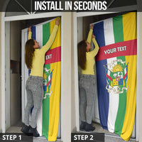 Personalized Central African Republic Door Cover Happy Republic Day - Wonder Print Shop