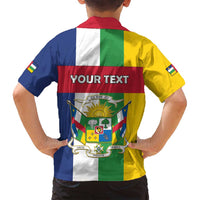 Personalized Central African Republic Family Matching Puletasi and Hawaiian Shirt Happy Republic Day - Wonder Print Shop