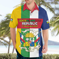 Personalized Central African Republic Hawaiian Shirt Happy Republic Day - Wonder Print Shop