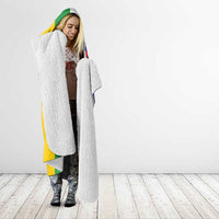 Central African Republic Hooded Blanket Happy Republic Day - Wonder Print Shop