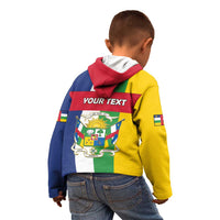 Personalized Central African Republic Kid Hoodie Happy Republic Day - Wonder Print Shop