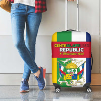 Central African Republic Luggage Cover Happy Republic Day - Wonder Print Shop