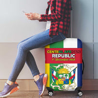 Central African Republic Luggage Cover Happy Republic Day - Wonder Print Shop
