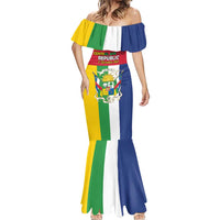 Personalized Central African Republic Mermaid Dress Happy Republic Day - Wonder Print Shop