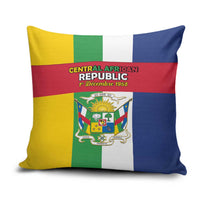 Central African Republic Pillow Cover Happy Republic Day - Wonder Print Shop