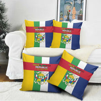 Central African Republic Pillow Cover Happy Republic Day - Wonder Print Shop