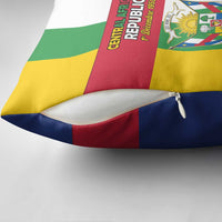 Central African Republic Pillow Cover Happy Republic Day - Wonder Print Shop