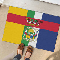 Central African Republic Rubber Doormat Happy Republic Day - Wonder Print Shop