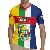 Personalized Central African Republic Rugby Jersey Happy Republic Day - Wonder Print Shop