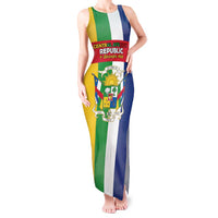 Personalized Central African Republic Tank Maxi Dress Happy Republic Day - Wonder Print Shop
