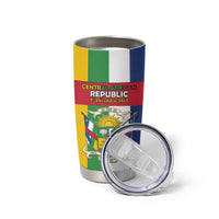 Personalized Central African Republic Tumbler Cup Happy Republic Day - Wonder Print Shop