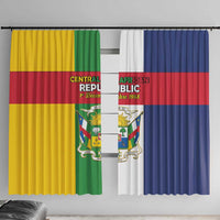 Central African Republic Window Curtain Happy Republic Day - Wonder Print Shop