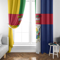 Central African Republic Window Curtain Happy Republic Day - Wonder Print Shop