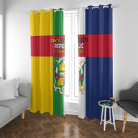 Central African Republic Window Curtain Happy Republic Day - Wonder Print Shop