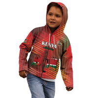 Kenya Athletics Kid Hoodie Run Faster - Wonder Print Shop