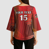 Kenya Athletics Kimono Sleeve Blouse Run Faster - Wonder Print Shop