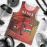 Kenya Athletics Men Tank Top Run Faster - Wonder Print Shop