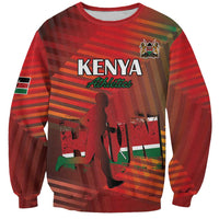 Kenya Athletics Sweatshirt Run Faster - Wonder Print Shop