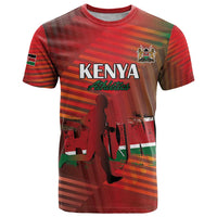 Kenya Athletics T Shirt Run Faster - Wonder Print Shop