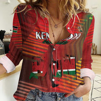 Kenya Athletics Women Casual Shirt Run Faster - Wonder Print Shop
