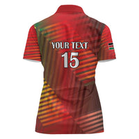Kenya Athletics Women Polo Shirt Run Faster - Wonder Print Shop