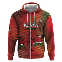Kenya Athletics Zip Hoodie Run Faster - Wonder Print Shop