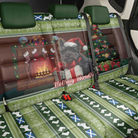 Scotland Christmas Back Car Seat Cover Scottish Terrier - Nollaig Chridheil - Wonder Print Shop