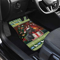 Scotland Christmas Car Mats Scottish Terrier - Nollaig Chridheil - Wonder Print Shop