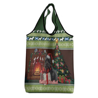 Scotland Christmas Grocery Bag Scottish Terrier - Nollaig Chridheil