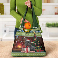 Scotland Christmas Grocery Bag Scottish Terrier - Nollaig Chridheil