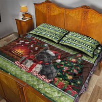 Scotland Christmas Quilt Bed Set Scottish Terrier - Nollaig Chridheil - Wonder Print Shop