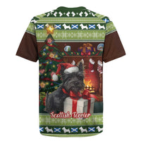 Scotland Christmas Rugby Jersey Scottish Terrier - Nollaig Chridheil - Wonder Print Shop